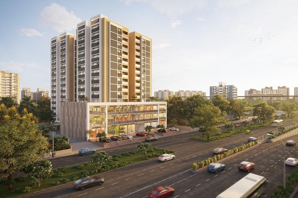 Vandematram Sky 100 - side view in Ahmedabad