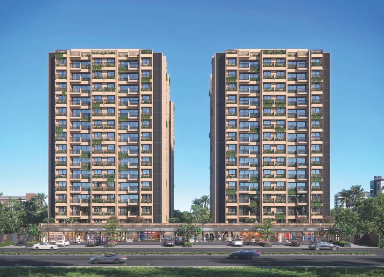 Alok One Fifty One - 3 BHK apartment for buy-new in Bhadaj, Ahmedabad - main view