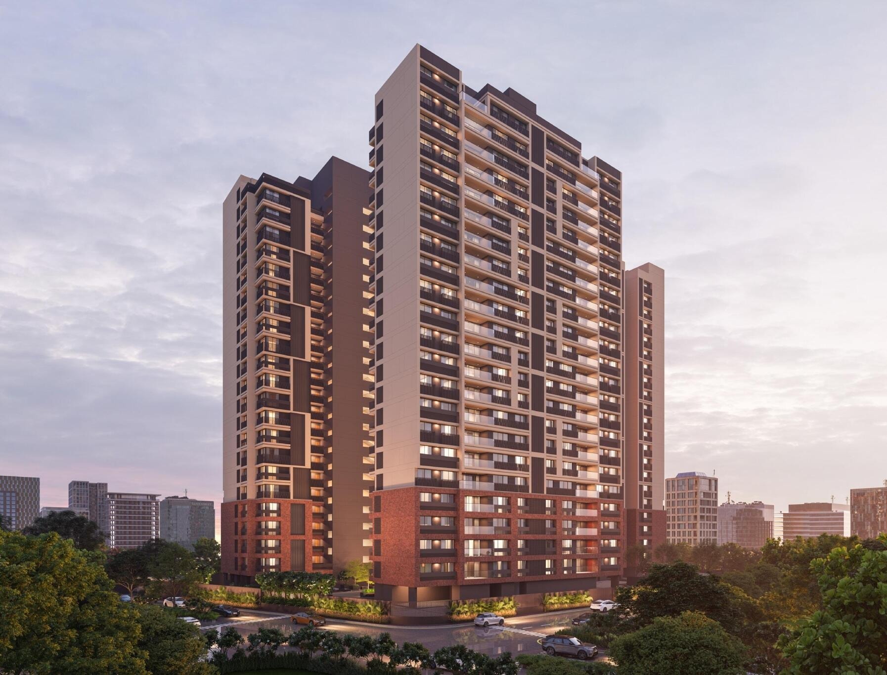 Aastha Amrutham - 4 BHK apartment for buy-new in Sola, Ahmedabad - main view