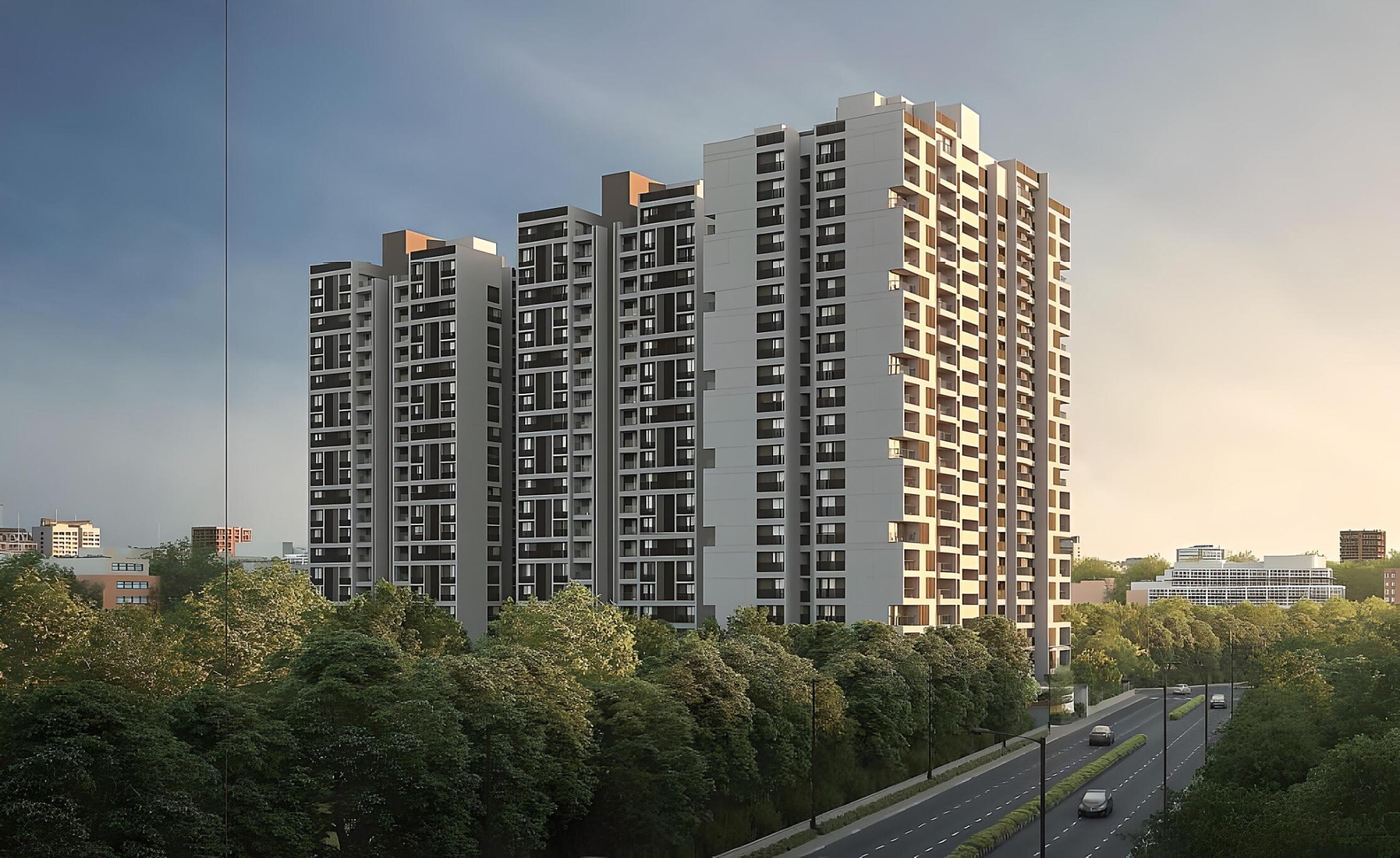 HN Riviera Bliss - 3 BHK apartment for buy-new in Bopal, Ahmedabad - main view
