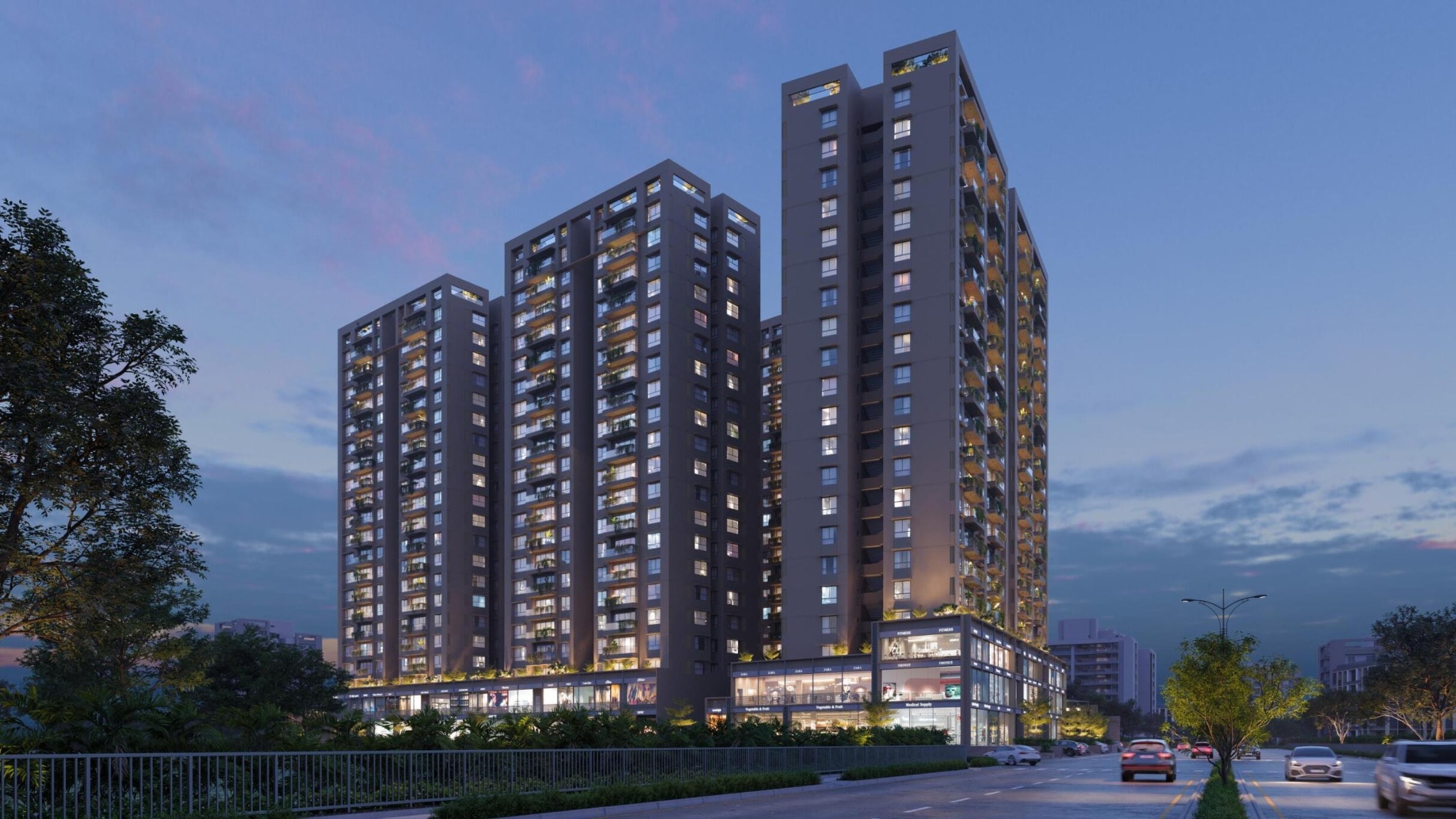 The Empress - 3 BHK apartment for buy-new in Bopal, Ahmedabad - main view