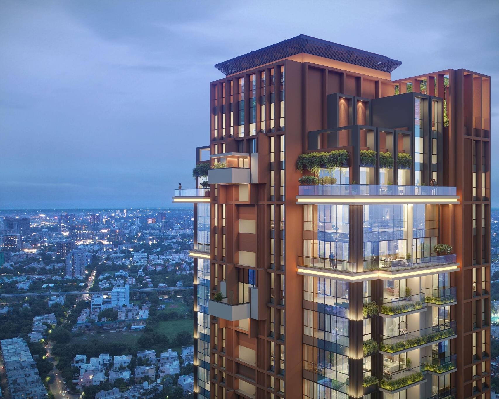 Z Luxuria - exterior view in Ahmedabad