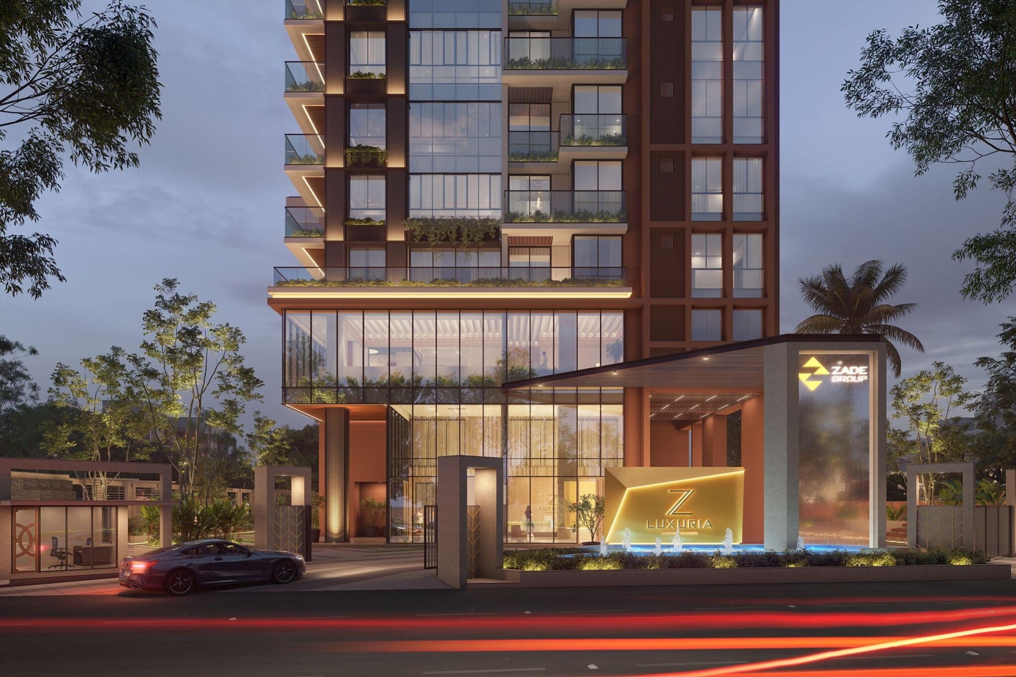 Z Luxuria - detail view in Ahmedabad
