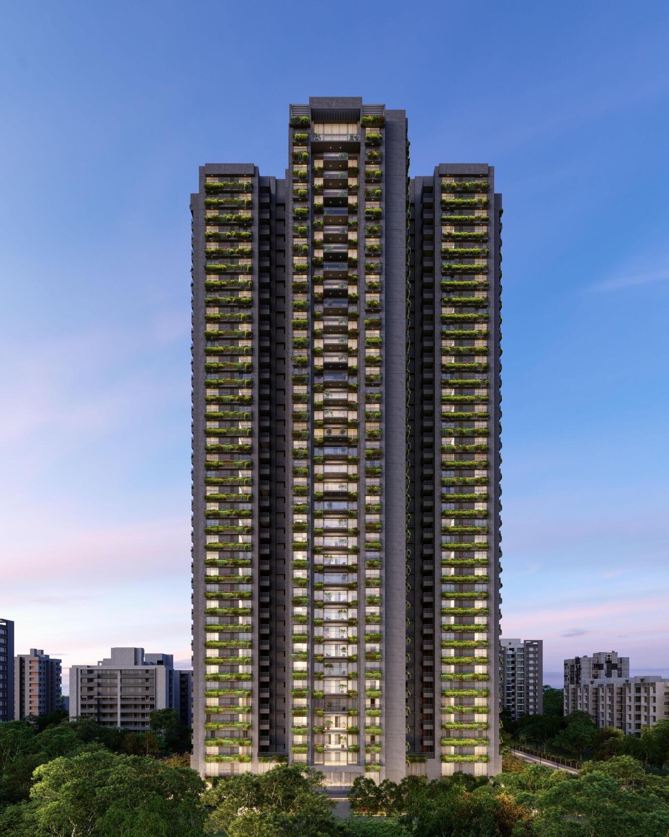 The Sovereign - 4 BHK apartment for buy-new in Thaltej, Ahmedabad - main view