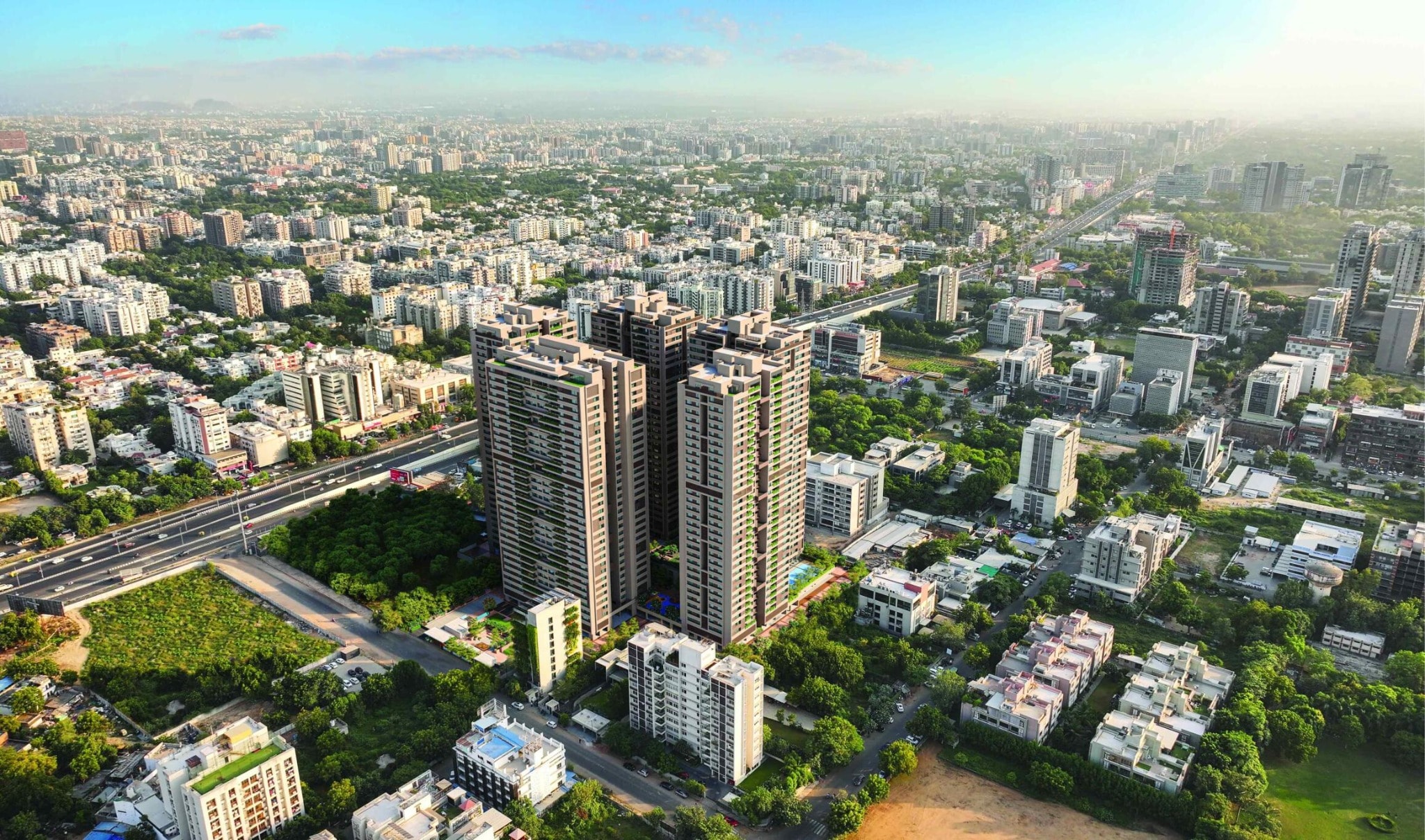 Anamika High Point - 4 BHK apartment for buy-new in Science City, Ahmedabad - main view
