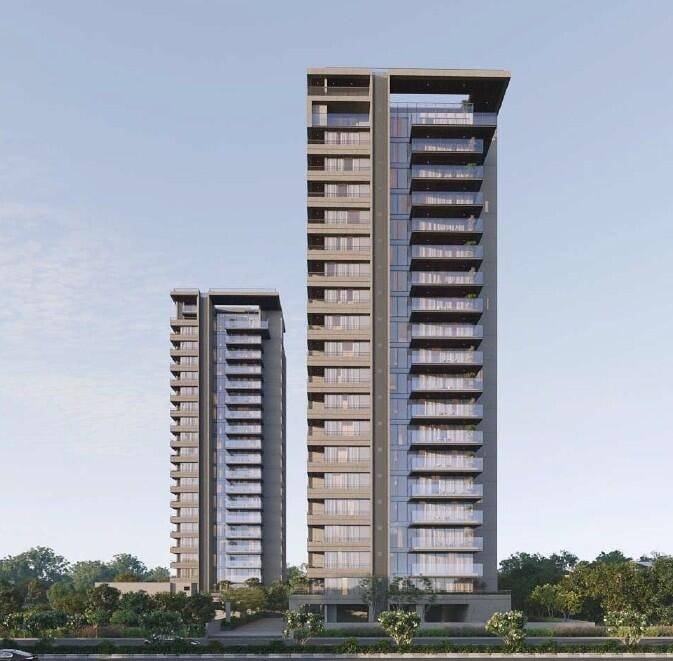 Zaveri Aurus - exterior view in Ahmedabad