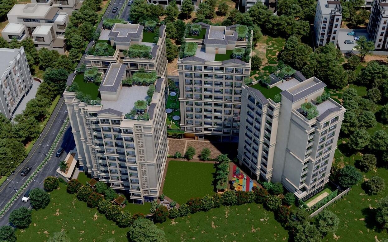 Anushthan The Mansion - 3 BHK apartment for buy-new in Thaltej, Ahmedabad - main view