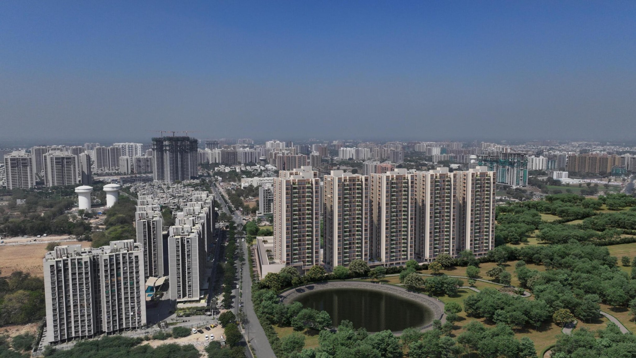 Dev The Galaxy - 3 BHK apartment for buy-new in Shela, Ahmedabad - main view