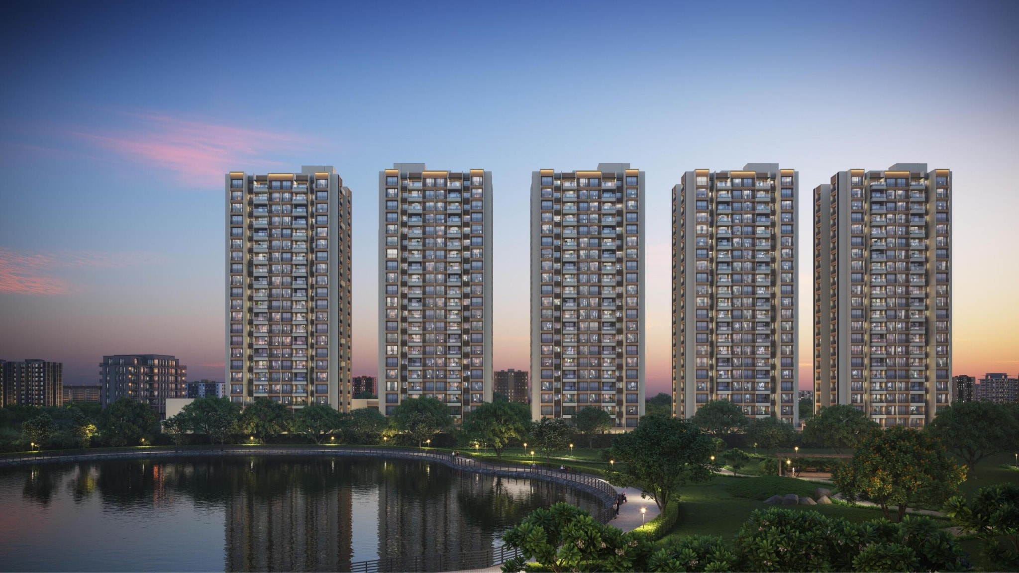 Dev The Galaxy - exterior view in Ahmedabad