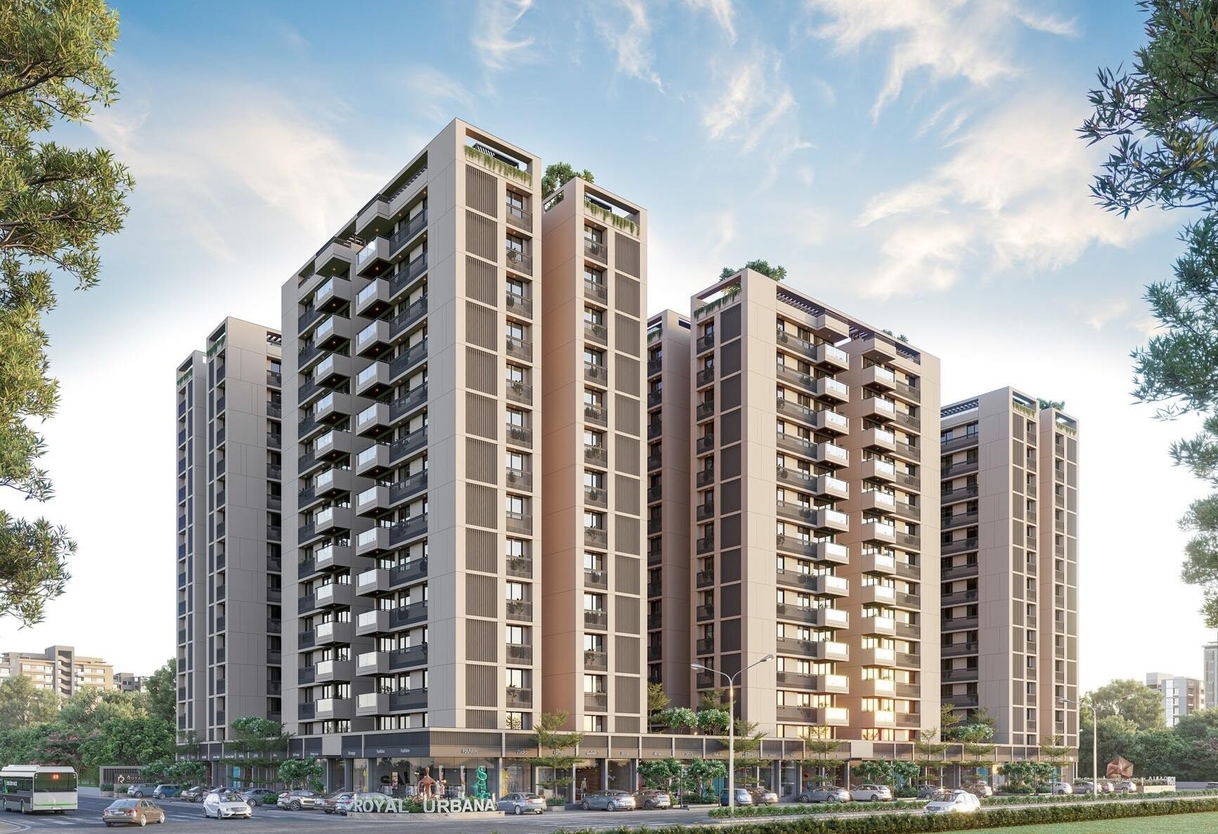 Royal Urbana - 2 BHK apartment for buy-new in Lapkaman, Ahmedabad - main view