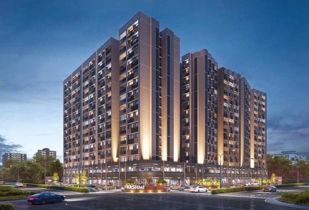 Rashmi Riesen - 2 BHK apartment for buy-new in Shela, Ahmedabad - main view