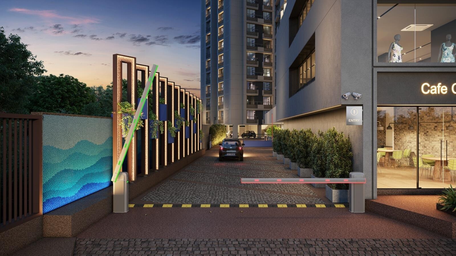 Sun Urban Park - side view in Ahmedabad