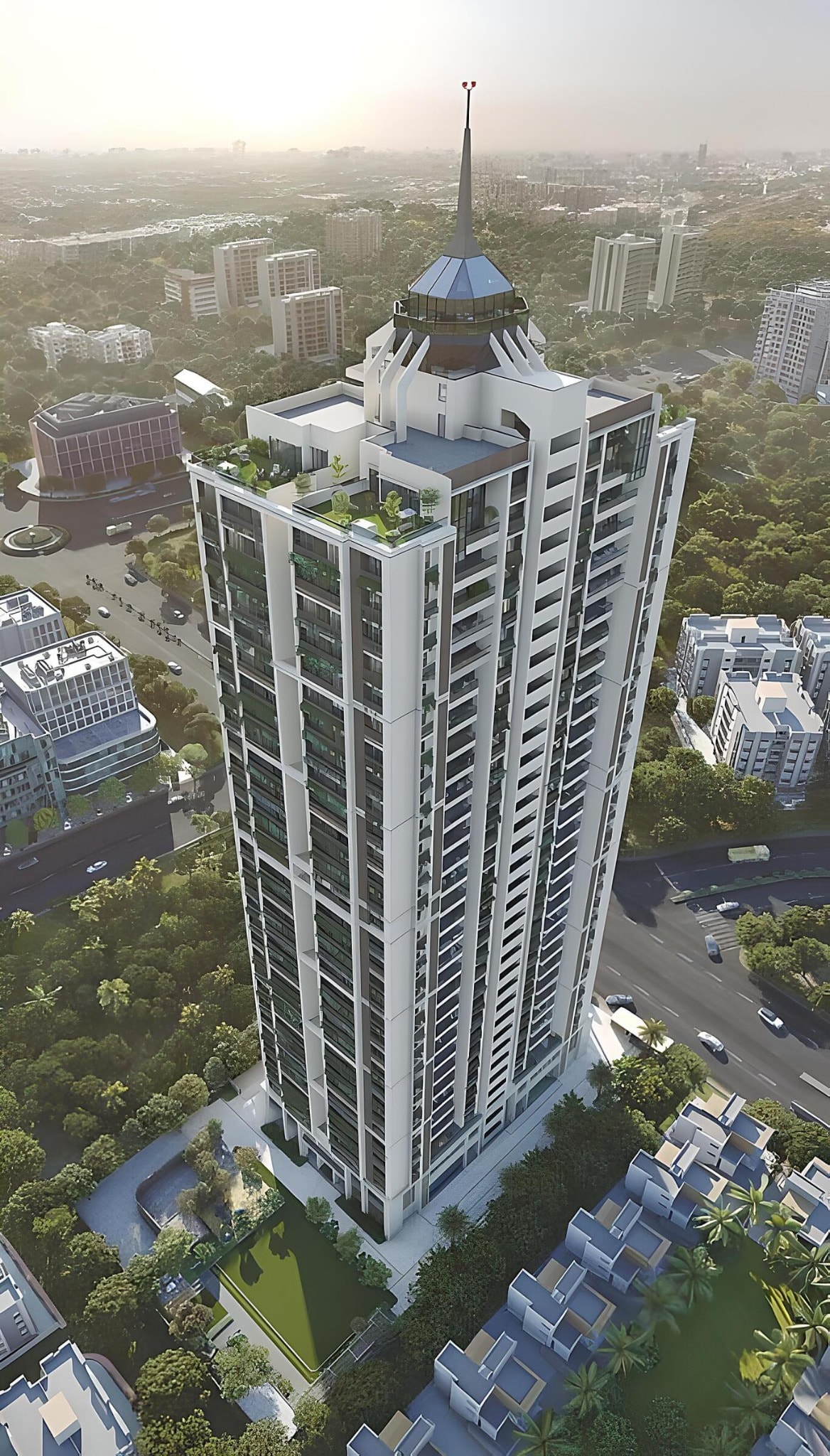 Times Trinity - 4 BHK apartment for buy-new in Thaltej, Ahmedabad - main view