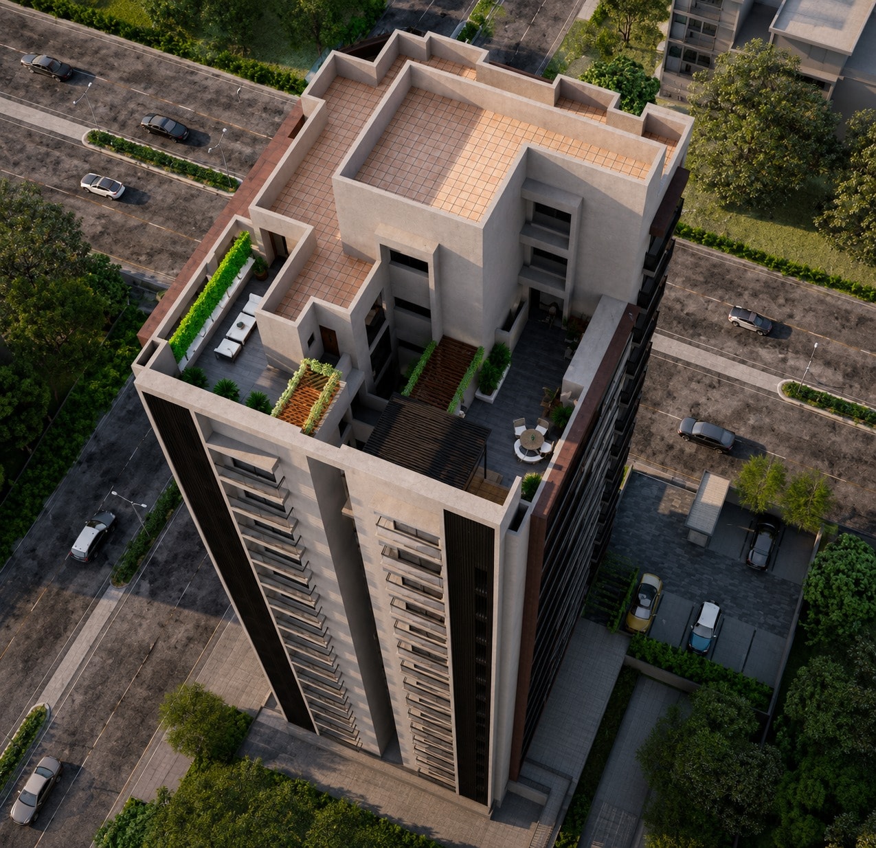 Kaavyaratna Pravesh - exterior view in Gandhinagar