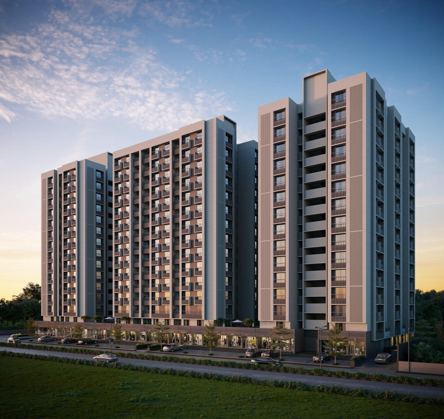 Sun Parkwest - interior view in Ahmedabad