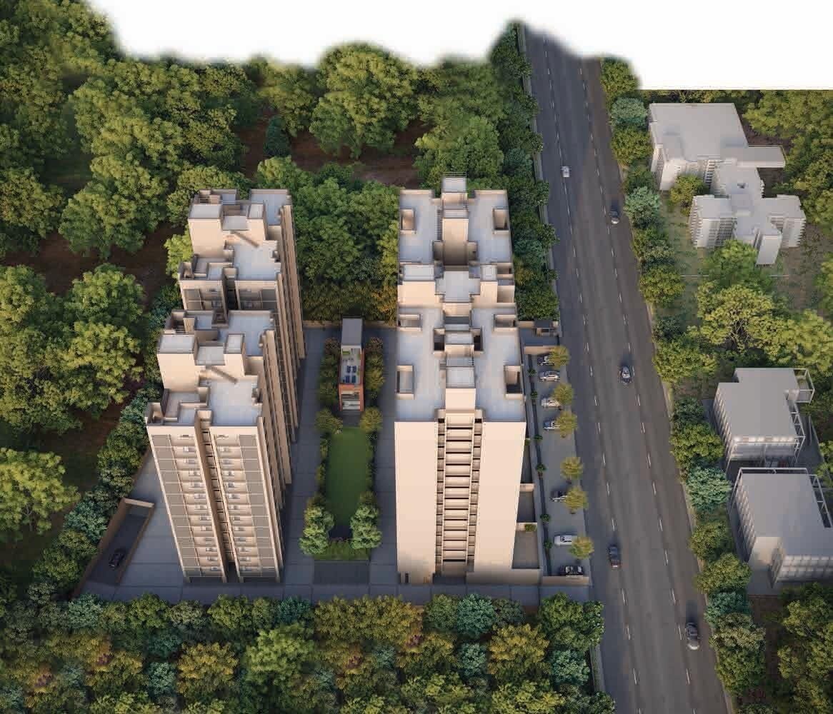 Saanvi Nirman Solace - 2 BHK apartment for buy-new in South Bopal, Ahmedabad - main view