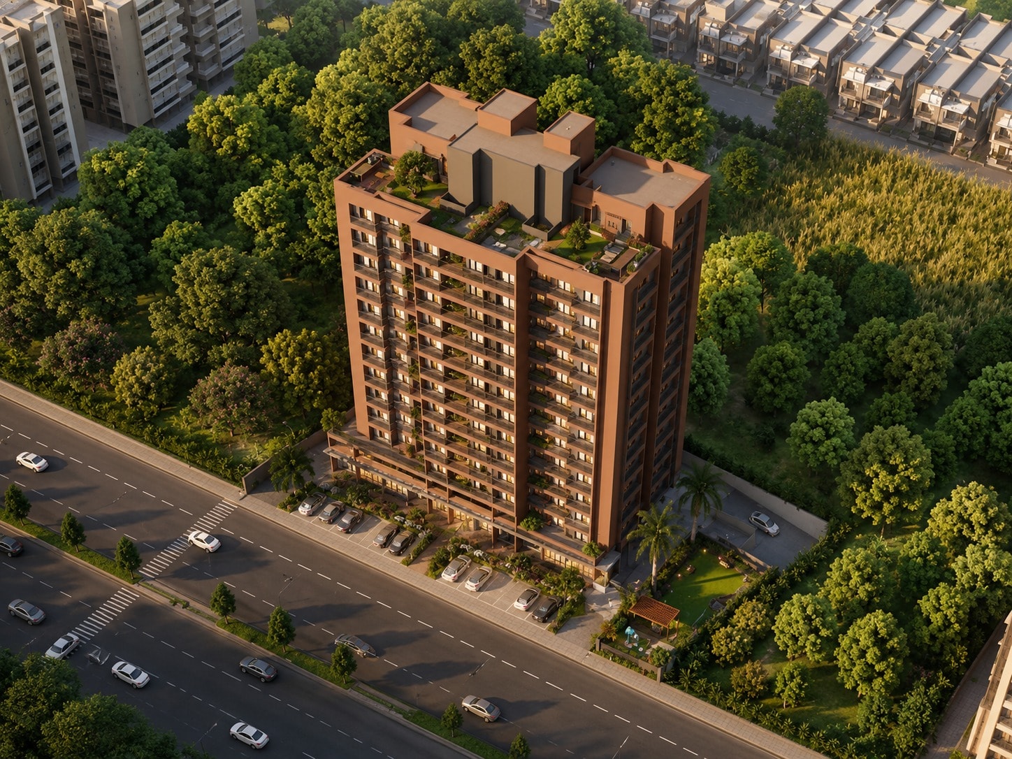 Sagar Sky - exterior view in Gandhinagar