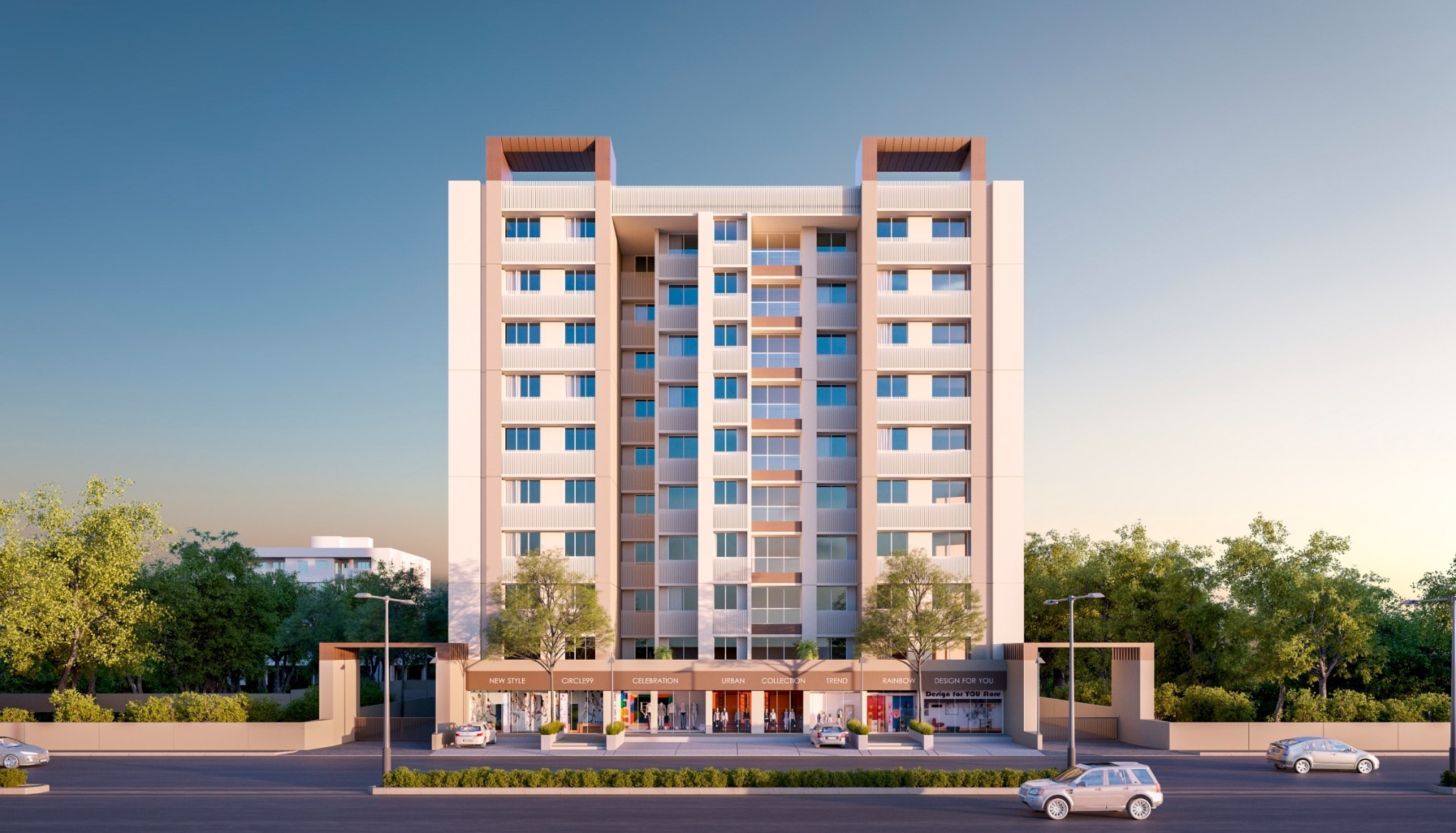 Praharsh Platinium - exterior view in Ahmedabad