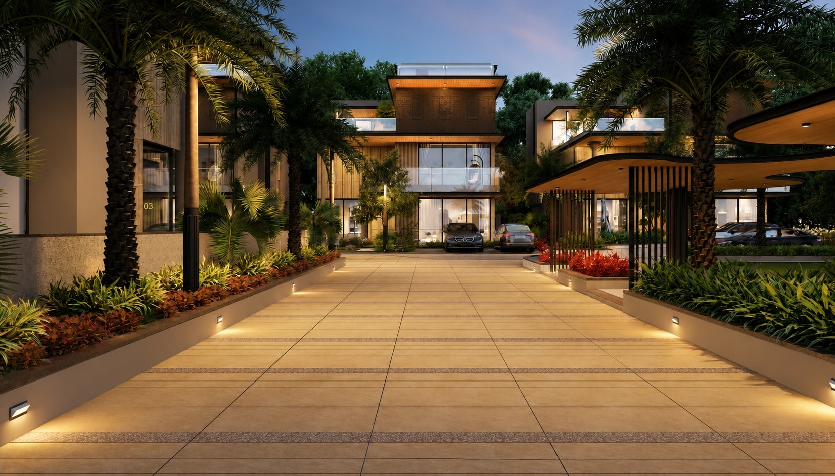 SAAMARTH POSHVILLE - side view in Gandhinagar