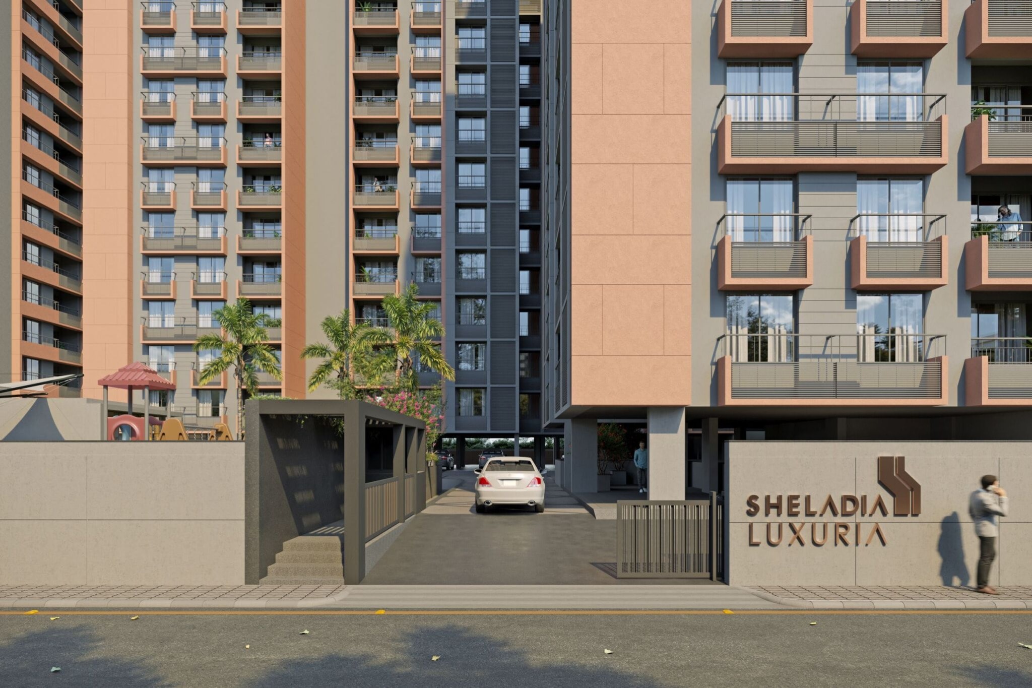 Sheladia Luxuria - exterior view in Ahmedabad