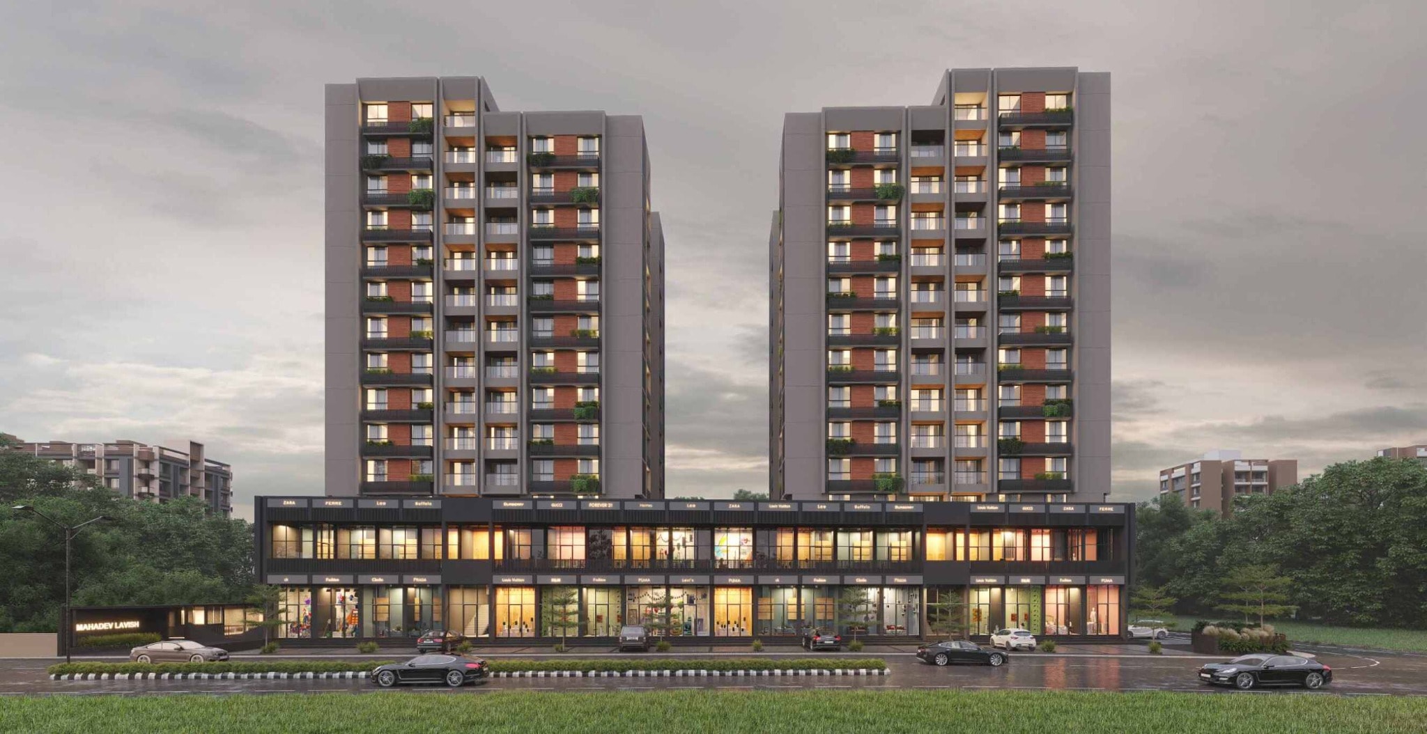 Shiv Mahadev Lavish - 2 BHK apartment for buy-new in South Bopal, Ahmedabad - main view