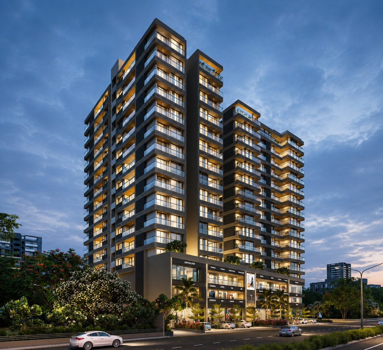 The Overa - 3 BHK apartment for buy-new in Koba, Gandhinagar - main view