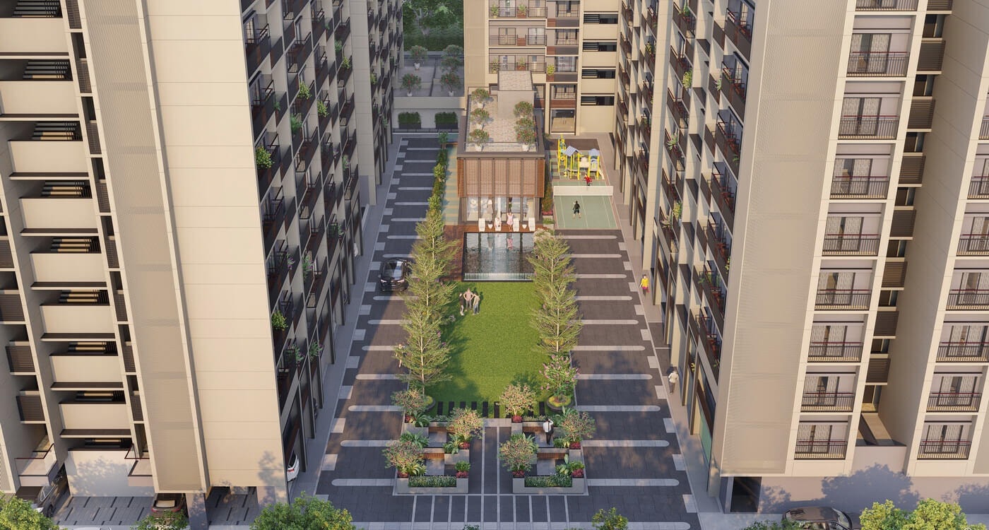 Kavisha Aer - side view in Ahmedabad