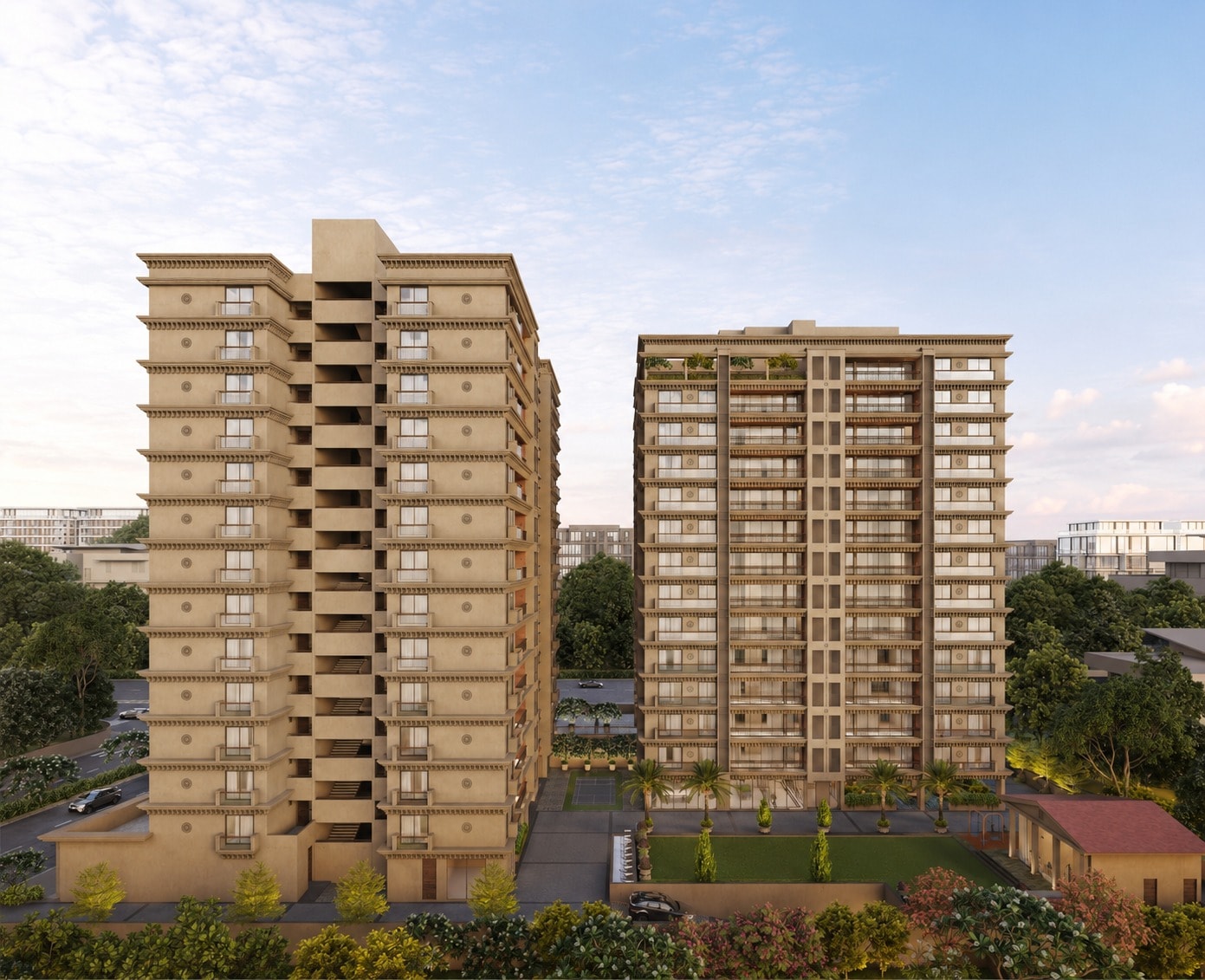 The Stately - exterior view in Gandhinagar