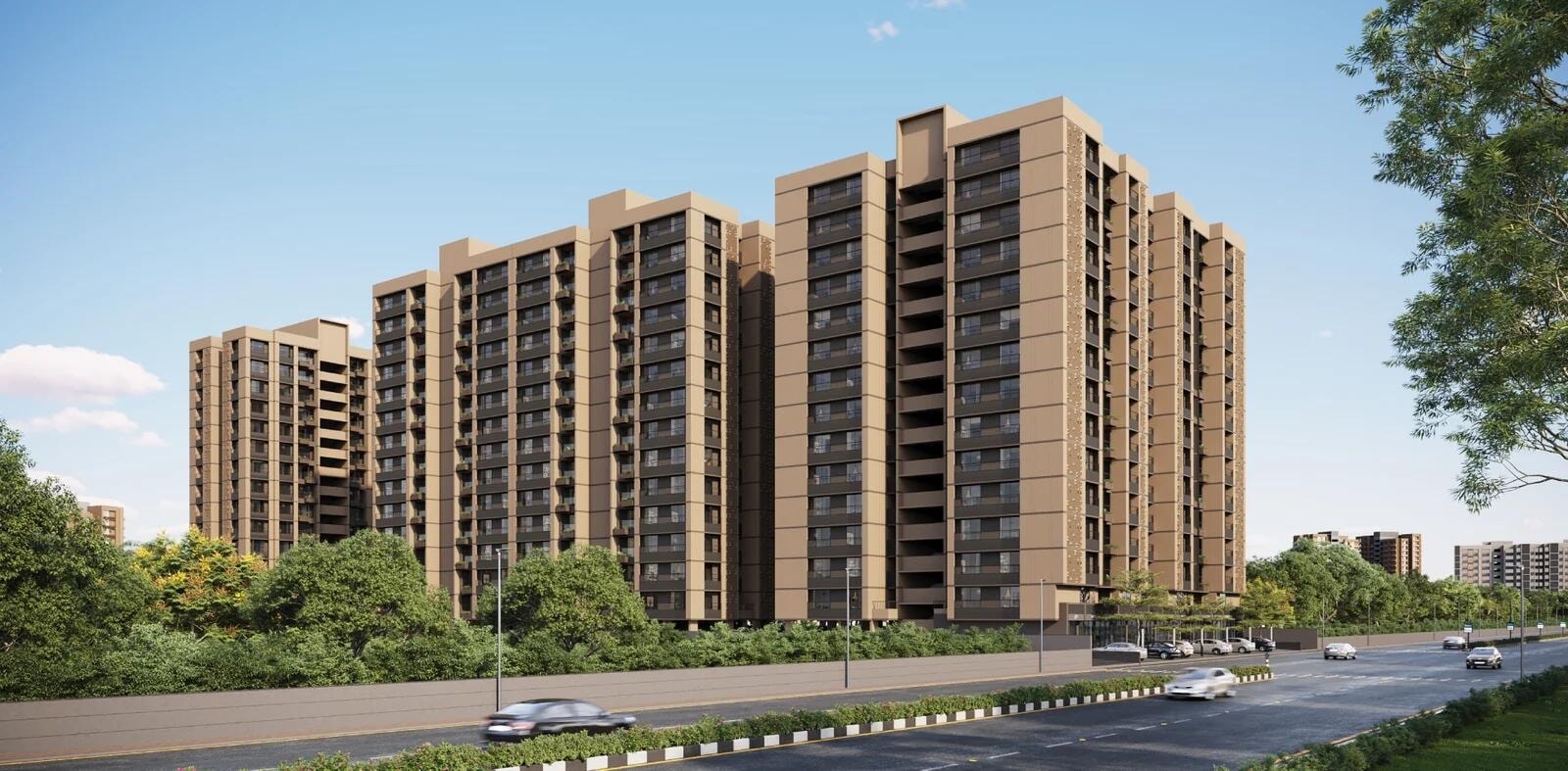 Resset Good Earth - 2 BHK apartment for buy-new in South Bopal, Ahmedabad - main view