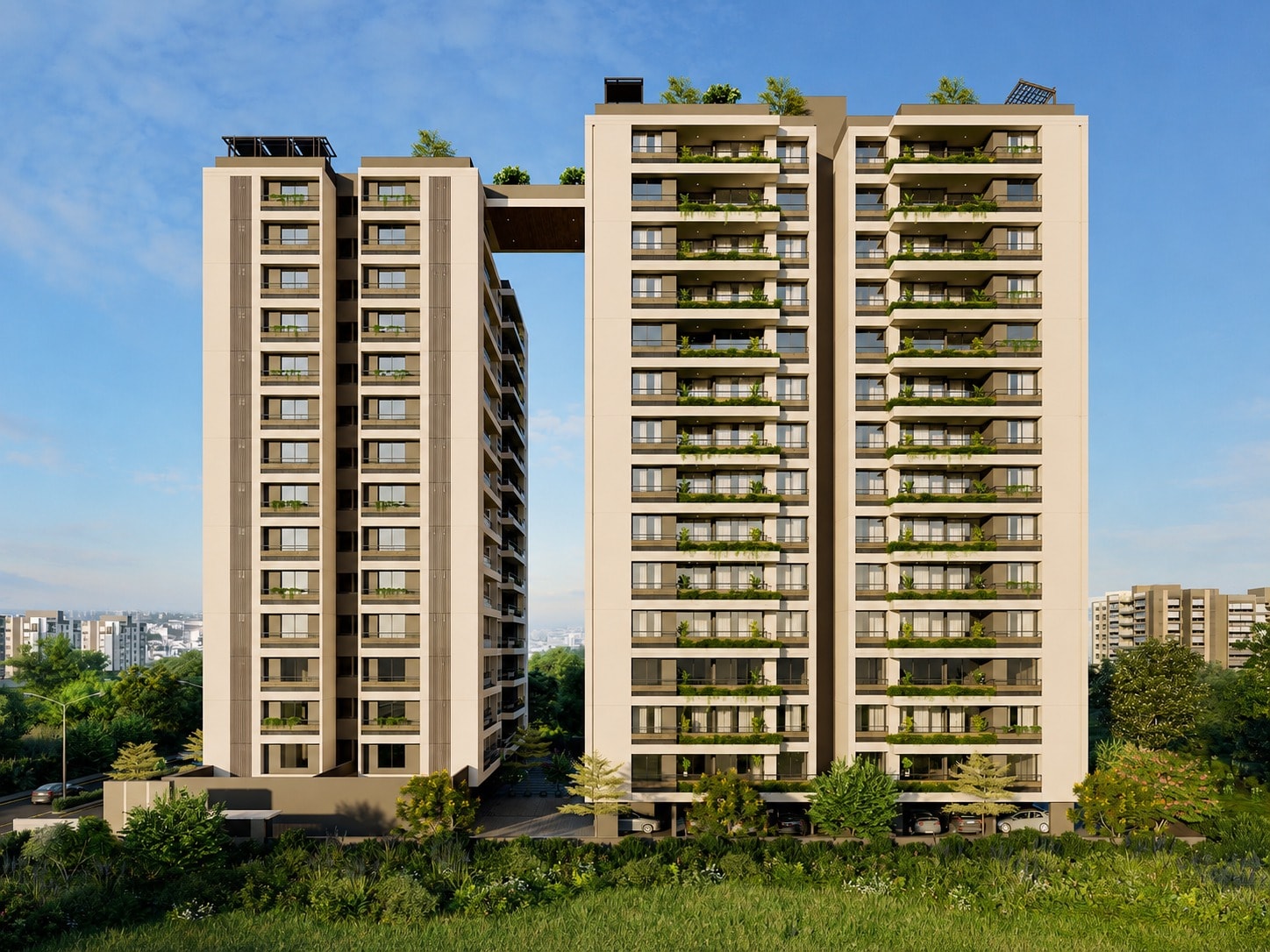 Mahalaxmi Satvam Skyline - interior view in Gandhinagar