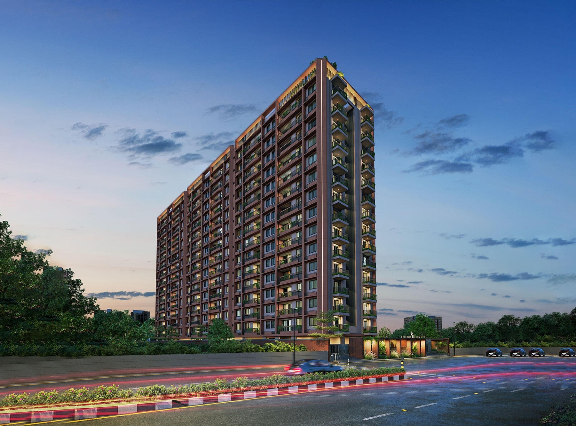 Sheladia Trinary - side view in Ahmedabad