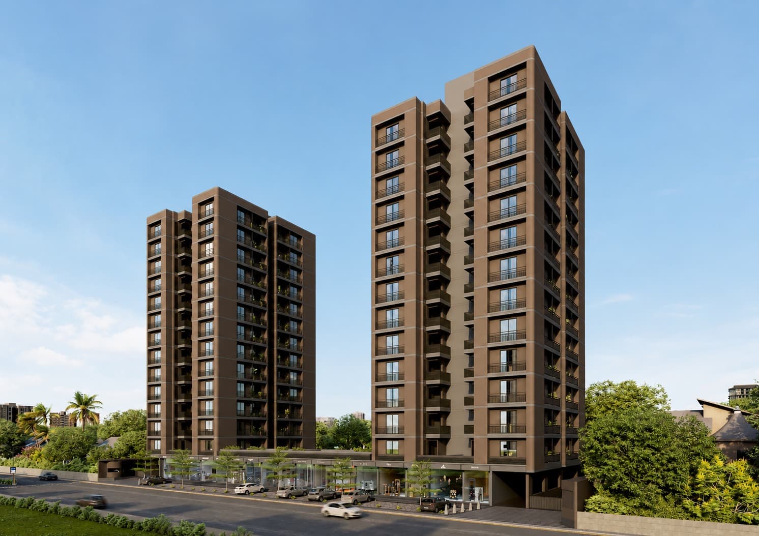 Mixed Use New Project in Sargasan, Gandhinagar - Paarijat Pransh