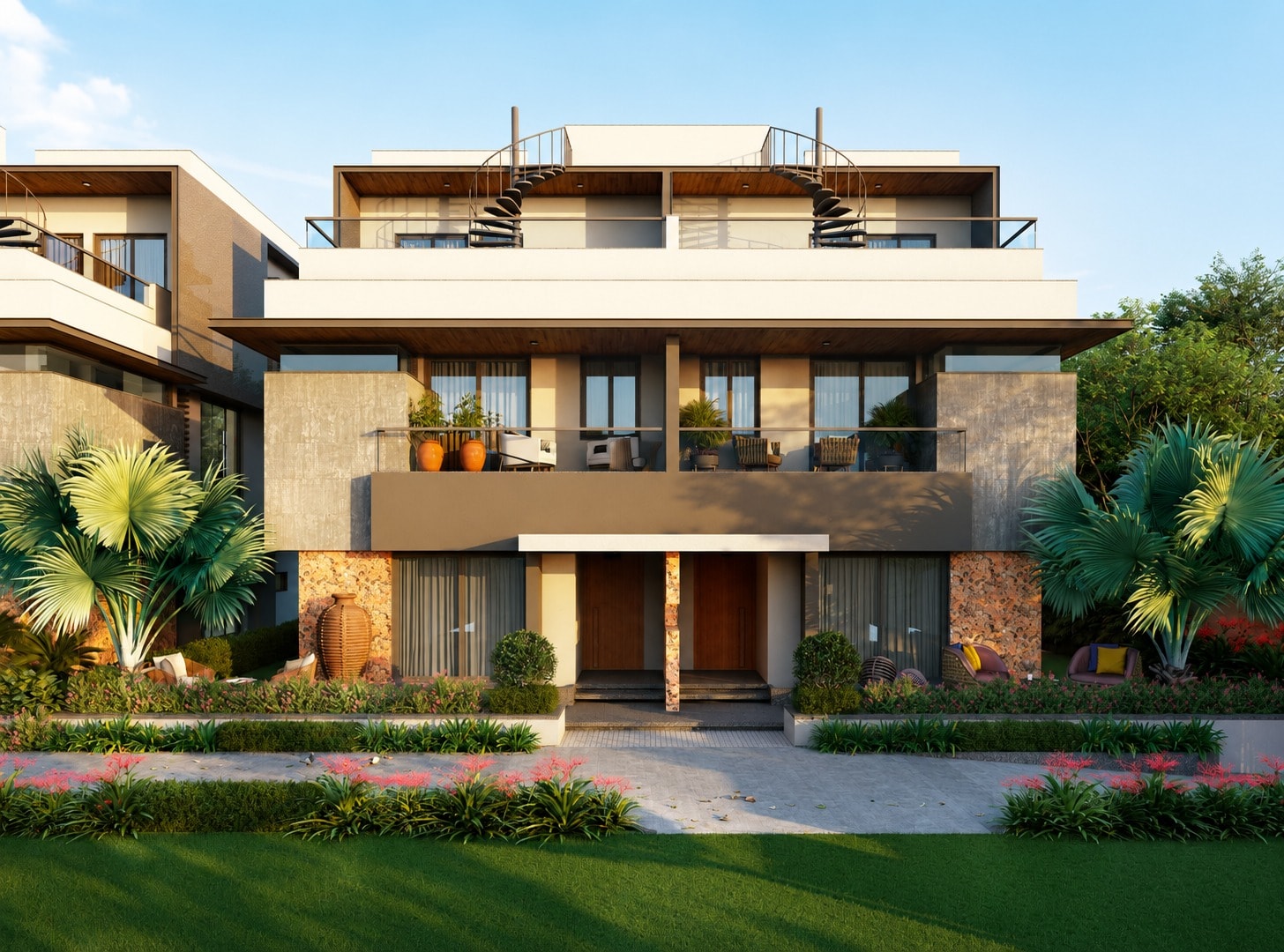 FORTUNE KIMBERLY 2 - villa for buy-new in Raysan, Gandhinagar - main view