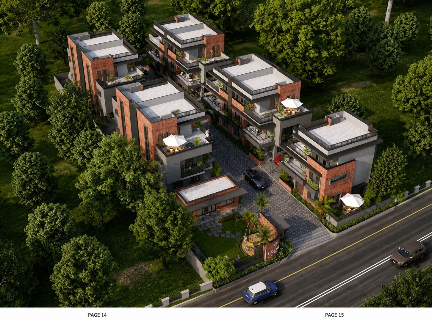 LOVE KUSH VILLA - side view in Gandhinagar