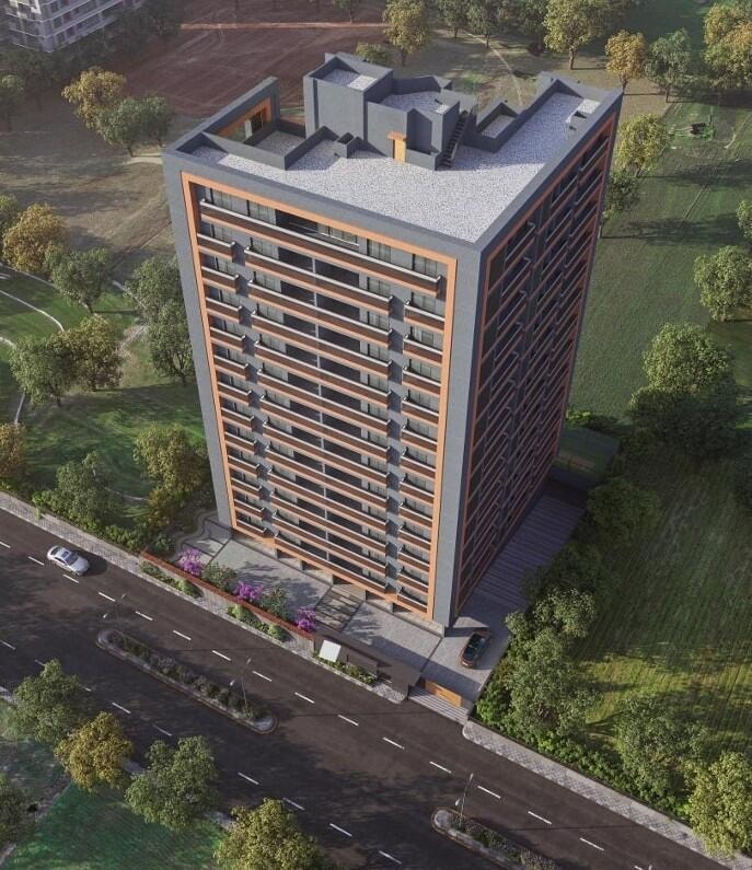 Keraliya Shivon 37 - 3 BHK apartment for buy-new in Sola, Ahmedabad - main view