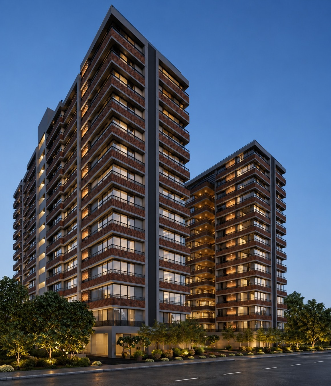 Avani Aayam - 5 BHK apartment for buy-new in Raysan, Gandhinagar - main view