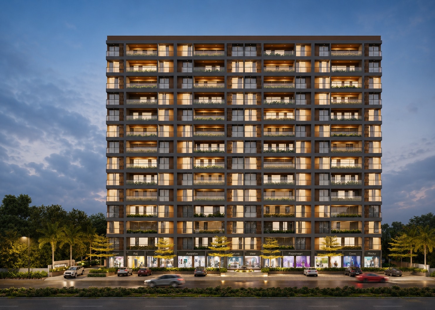 Shivanjali Shashwat - exterior view in Gandhinagar