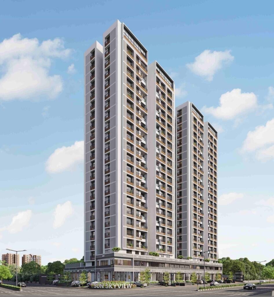 Sun Skyview - exterior view in Ahmedabad