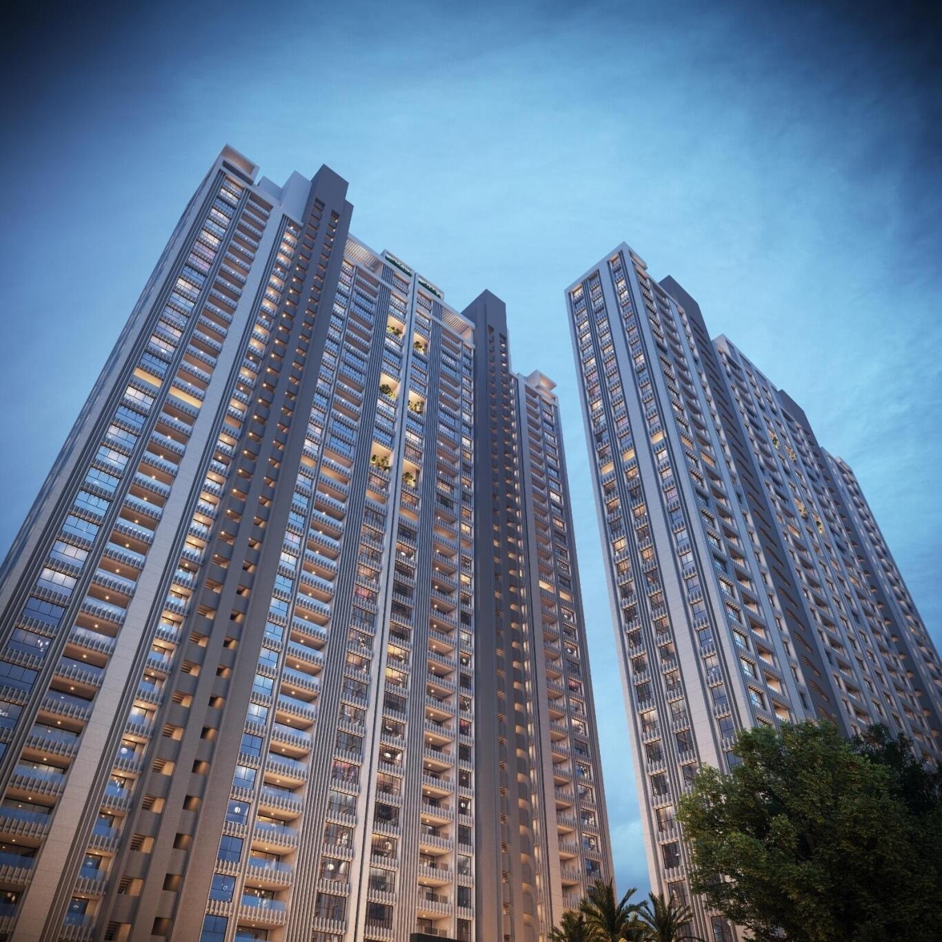 Madhav Oeuvre Iconic 2 - 4 BHK apartment for buy-new in Thaltej, Ahmedabad - main view