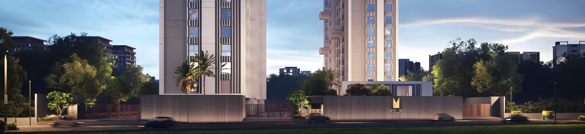 Madhav Oeuvre Iconic 2 - side view in Ahmedabad