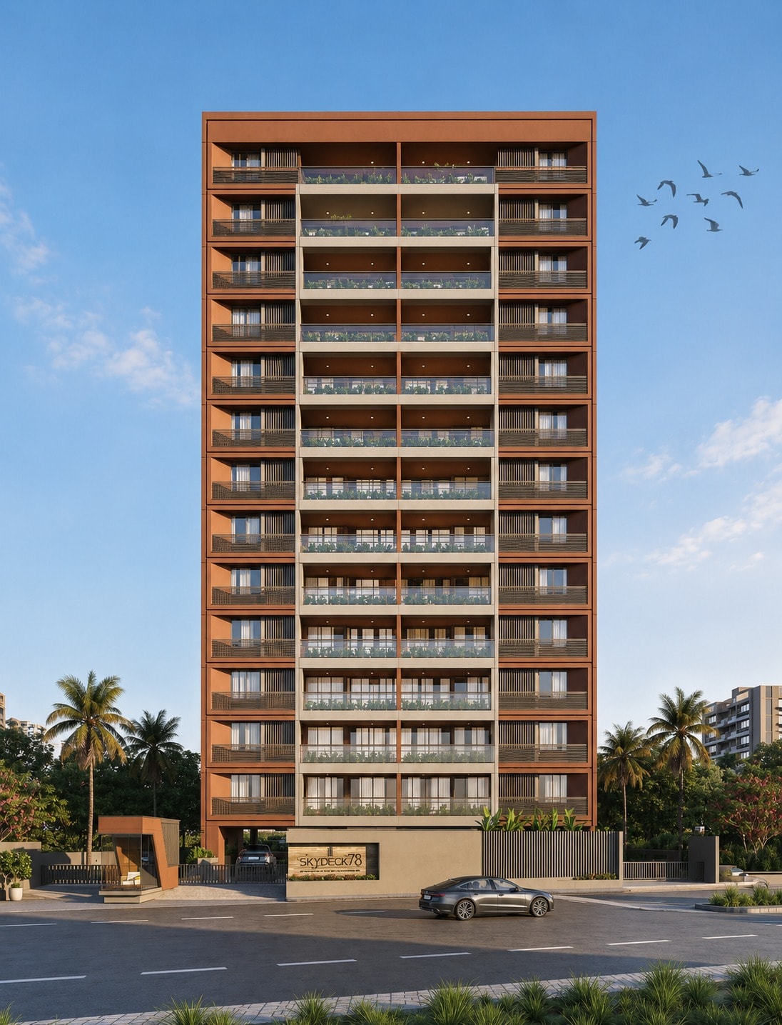 Skydeck 78 - interior view in Gandhinagar