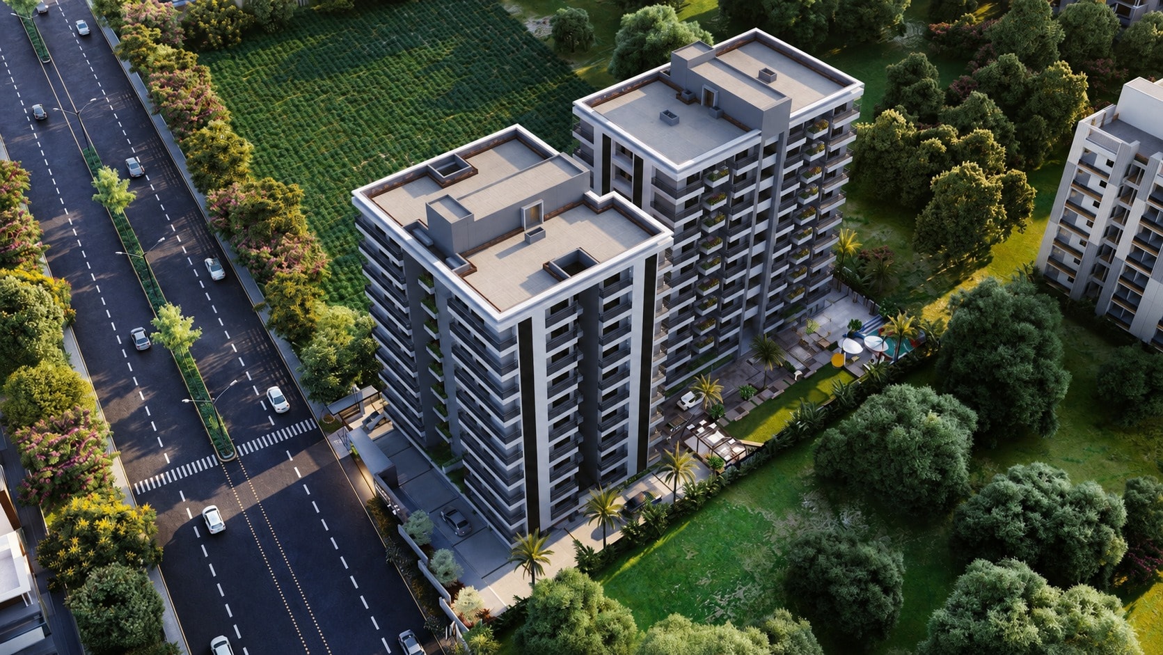 Devasya Gold - 2 BHK apartment for buy-new in Raysan, Gandhinagar - main view