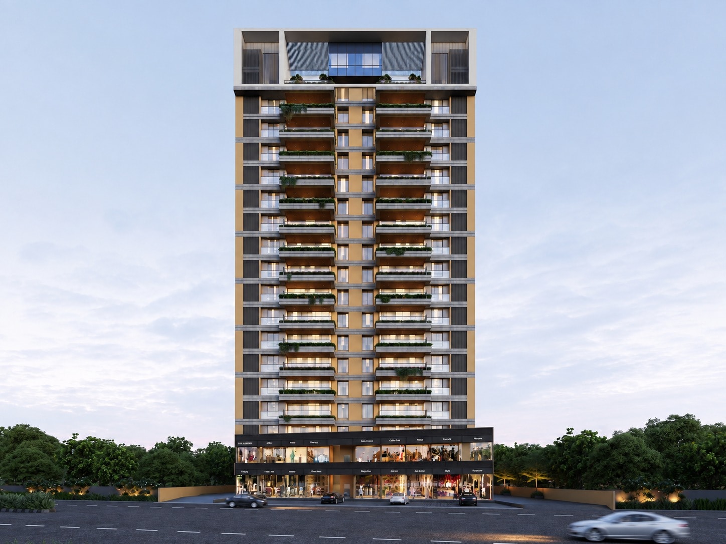 Shreeji Sangrilla - exterior view in Gandhinagar