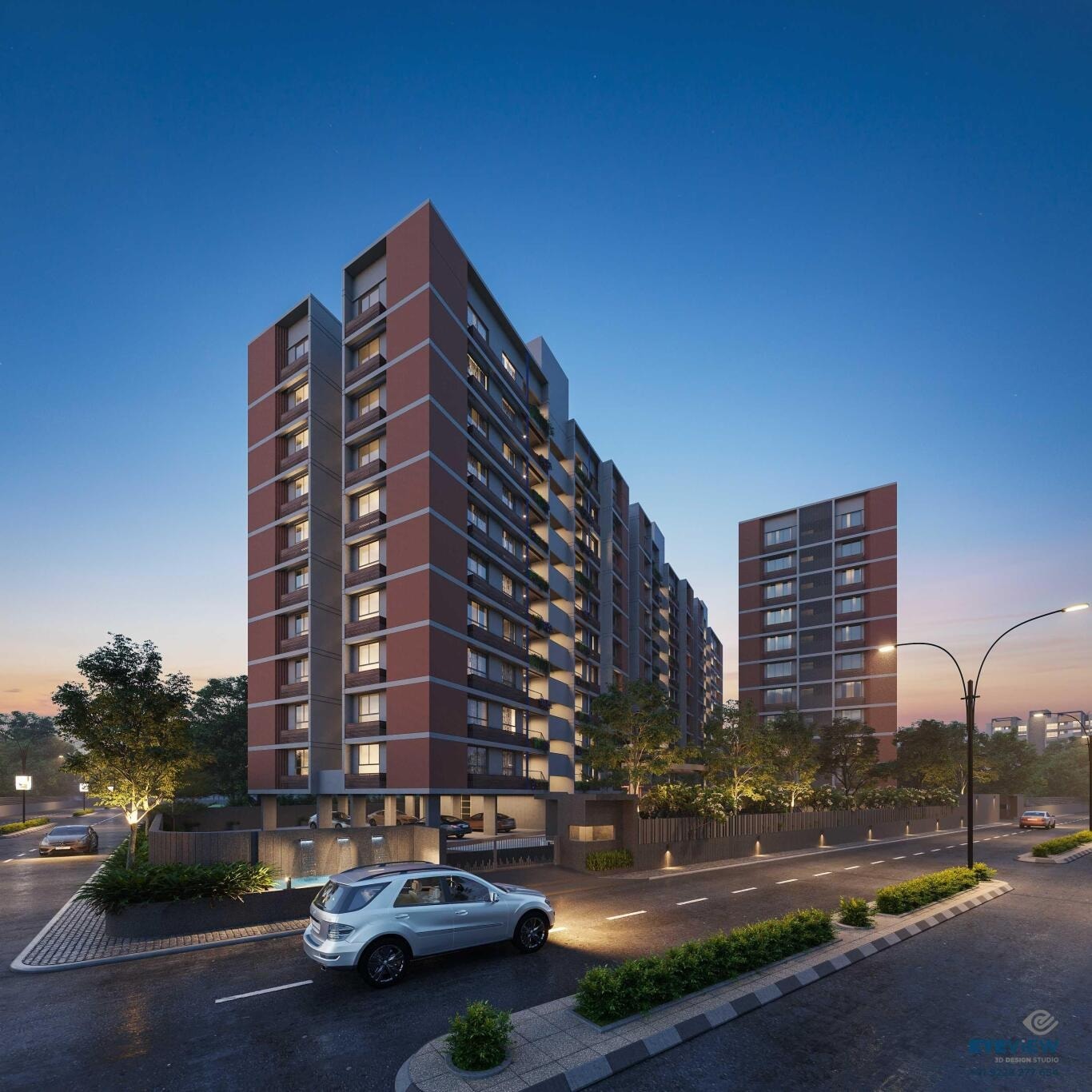 Shree Vishnudhara Essence - 3 BHK apartment for buy-resale in Thaltej, Ahmedabad - main view