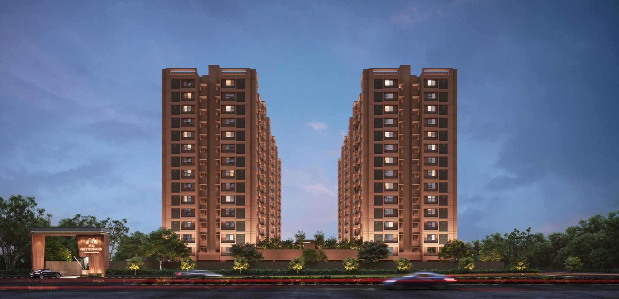 The Metropark - 3 BHK apartment for buy-new in Vastral, Ahmedabad - main view