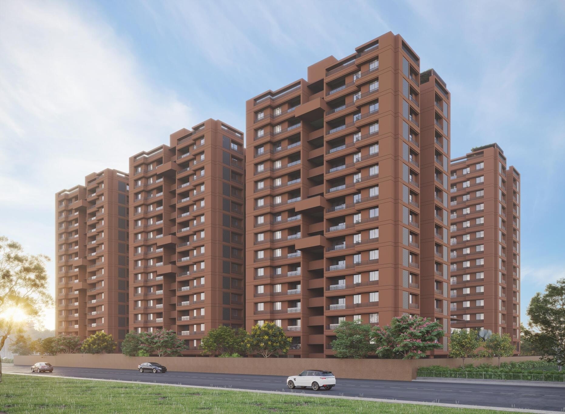 The Metropark - exterior view in Ahmedabad