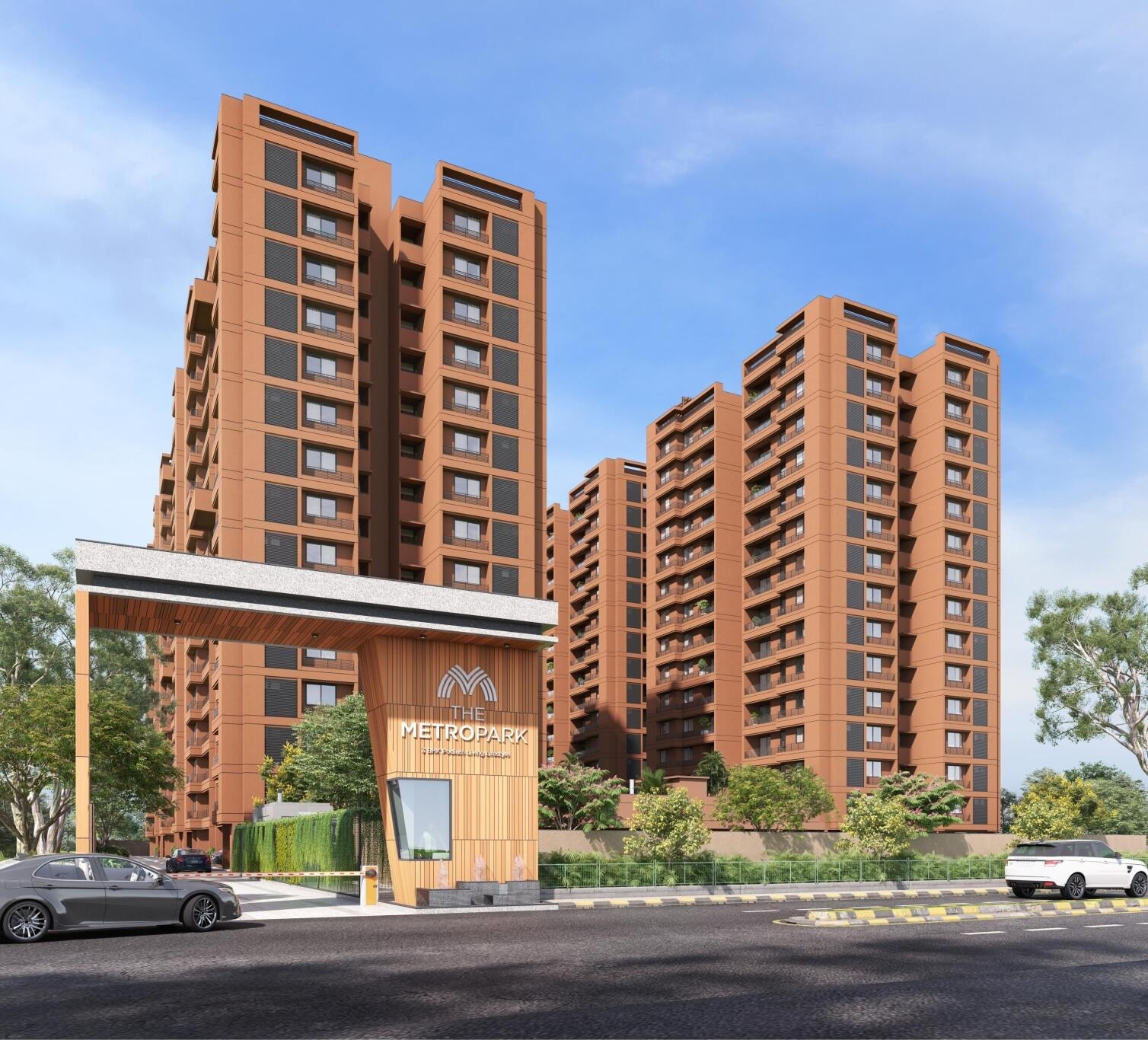 The Metropark - side view in Ahmedabad