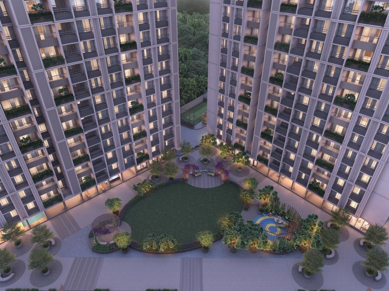Trident By Bhakti Pushkar - 2 BHK apartment for buy-new in Maninagar, Ahmedabad - main view