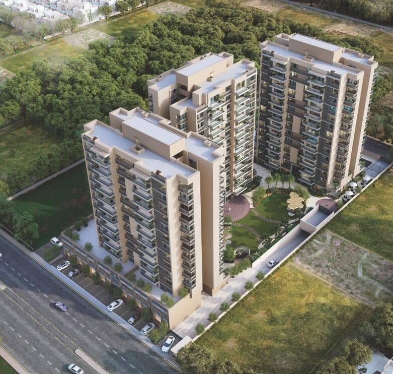 3 BHK Apartment New Project in Gota, Ahmedabad - Hari Shantam Parmeshwar