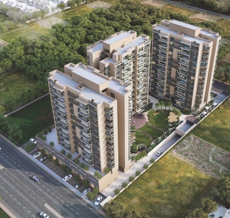 Hari Shantam Parmeshwar - 3 BHK apartment for buy-new in Gota, Ahmedabad - main view